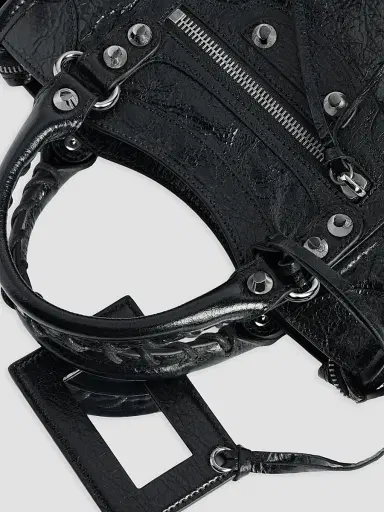 Balenciaga Women's Le City Mini Top Handle Bag - Black | Thumbnail 6 Balenciaga Women's Le City Mini Top Handle Bag - Black | Thumbnail 6