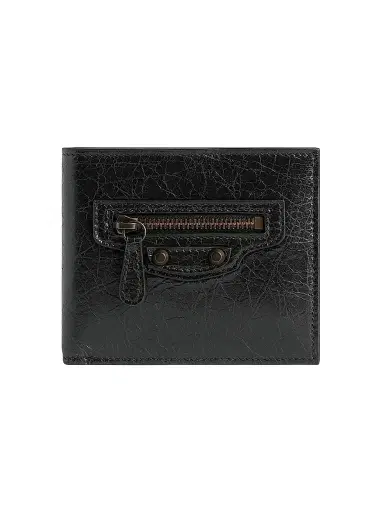Balenciaga Men's Le City Square Folded Wallet - Black | Thumbnail 1 Balenciaga Men's Le City Square Folded Wallet - Black | Thumbnail 1