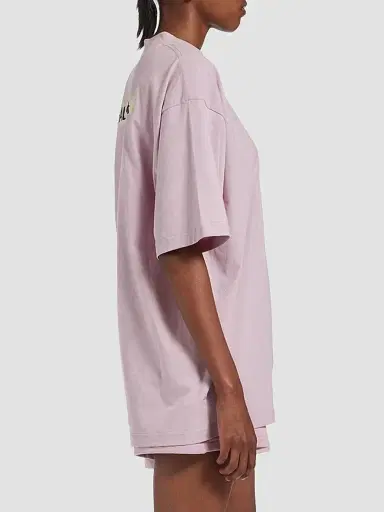 Balenciaga Women's Masking Tape Medium Fit T-Shirt - Dusty Pink | Thumbnail 5 Balenciaga Women's Masking Tape Medium Fit T-Shirt - Dusty Pink | Thumbnail 5