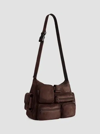 Balenciaga Men's Superbusy Messenger Bag - Light Espresso | Thumbnail 2 Balenciaga Men's Superbusy Messenger Bag - Light Espresso | Thumbnail 2