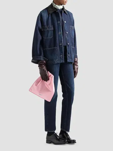 Prada Women's Denim Trucker Jacket - Blue | Thumbnail 2 Prada Women's Denim Trucker Jacket - Blue | Thumbnail 2
