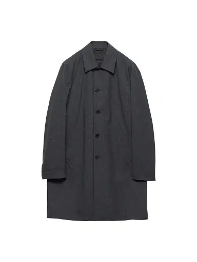 Prada Men's Technical Wool Coat - Grey | Thumbnail 1 Prada Men's Technical Wool Coat - Grey | Thumbnail 1