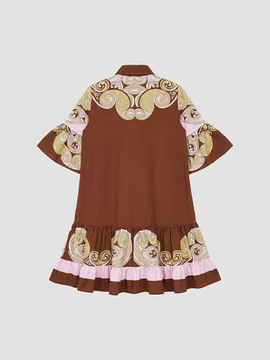 La DoubleJ Women's Choux Dress - Kells Swirl Burgundy | Thumbnail 2 La DoubleJ Women's Choux Dress - Kells Swirl Burgundy | Thumbnail 2