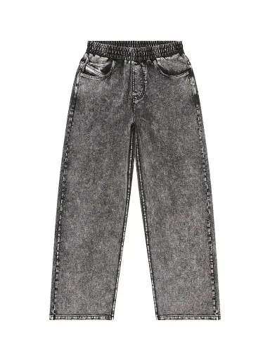 Diesel Men's Stuk Denim-Effect Pants - Black Denim | Thumbnail 1 Diesel Men's Stuk Denim-Effect Pants - Black Denim | Thumbnail 1