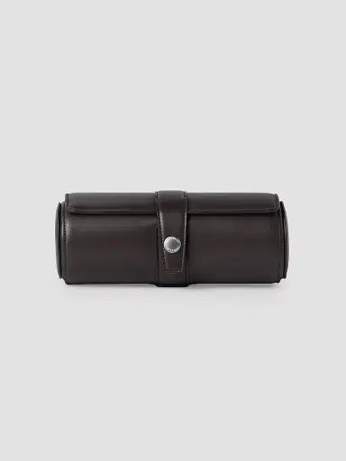 Brunello Cucinelli Smooth Calfskin Watch Holder - Brown | Thumbnail 2 Brunello Cucinelli Smooth Calfskin Watch Holder - Brown | Thumbnail 2