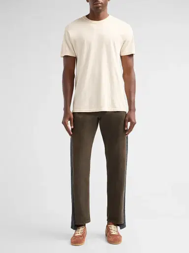Maison Margiela Men's Stone-Washed & Dyed Spliced Jeans - Black Brown | Thumbnail 2 Maison Margiela Men's Stone-Washed & Dyed Spliced Jeans - Black Brown | Thumbnail 2
