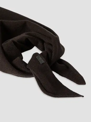 Brunello Cucinelli Women's Cashmere Foulard with Monili - Coffee | Thumbnail 3 Brunello Cucinelli Women's Cashmere Foulard with Monili - Coffee | Thumbnail 3