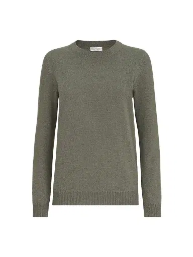 Brunello Cucinelli Women's Cashmere Sweater - Origano | Thumbnail 1 Brunello Cucinelli Women's Cashmere Sweater - Origano | Thumbnail 1