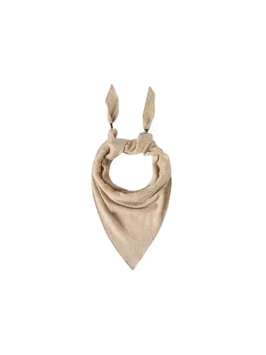 Brunello Cucinelli Women's Cashmere Scarf with Shiny Details - Beige | Thumbnail 1 Brunello Cucinelli Women's Cashmere Scarf with Shiny Details - Beige | Thumbnail 1