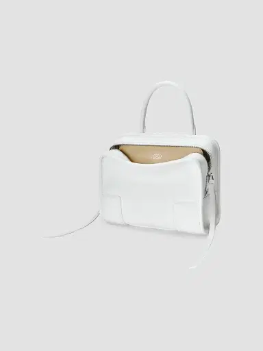 LOEWE Women's Amazona Leather Top Handle Bag - White | Thumbnail 4 LOEWE Women's Amazona Leather Top Handle Bag - White | Thumbnail 4