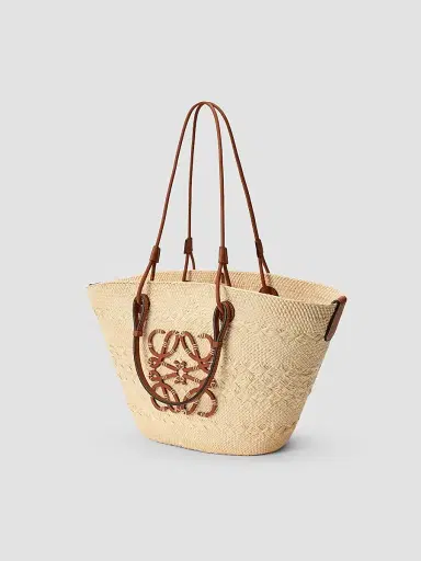 LOEWE Women's x Paula's Ibiza Anagram Basket Bag - Natural Tan | Thumbnail 2 LOEWE Women's x Paula's Ibiza Anagram Basket Bag - Natural Tan | Thumbnail 2