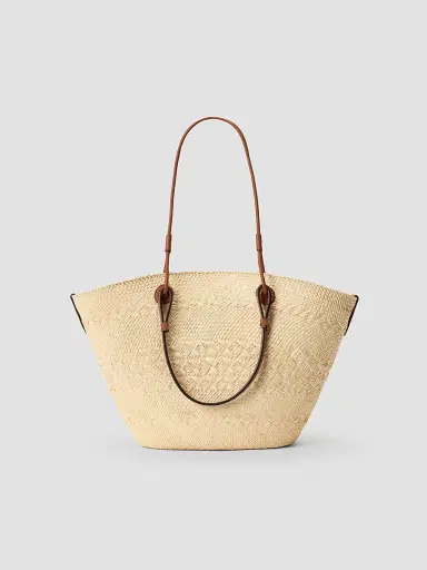 LOEWE Women's x Paula's Ibiza Anagram Basket Bag - Natural Tan | Thumbnail 3 LOEWE Women's x Paula's Ibiza Anagram Basket Bag - Natural Tan | Thumbnail 3