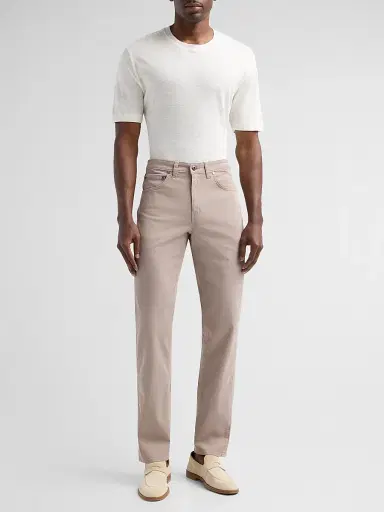 Bugatchi Men's Denim Tapered Jeans - Walnut | Thumbnail 2 Bugatchi Men's Denim Tapered Jeans - Walnut | Thumbnail 2