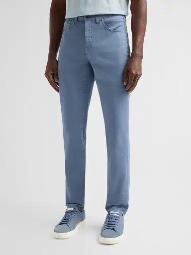 Bugatchi Men's Denim Tapered Jeans - Steel | Thumbnail 4 Bugatchi Men's Denim Tapered Jeans - Steel | Thumbnail 4