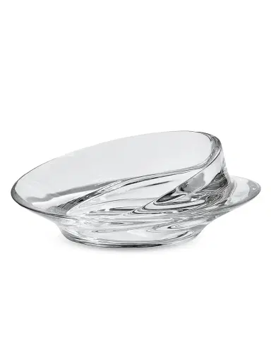 Zaha Hadid Design Swirl Crystal Bowl, Small - Clear | Thumbnail 2 Zaha Hadid Design Swirl Crystal Bowl, Small - Clear | Thumbnail 2