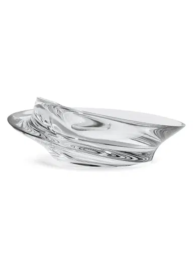 Zaha Hadid Design Swirl Crystal Bowl, Small - Clear | Thumbnail 3 Zaha Hadid Design Swirl Crystal Bowl, Small - Clear | Thumbnail 3