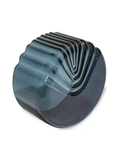 Zaha Hadid Design Pulse Glass Bowl - Dark Blue | Thumbnail 3 Zaha Hadid Design Pulse Glass Bowl - Dark Blue | Thumbnail 3