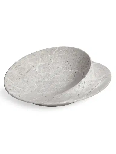 Zaha Hadid Design Swirl Marble Bowl, Small - Grey | Thumbnail 1 Zaha Hadid Design Swirl Marble Bowl, Small - Grey | Thumbnail 1