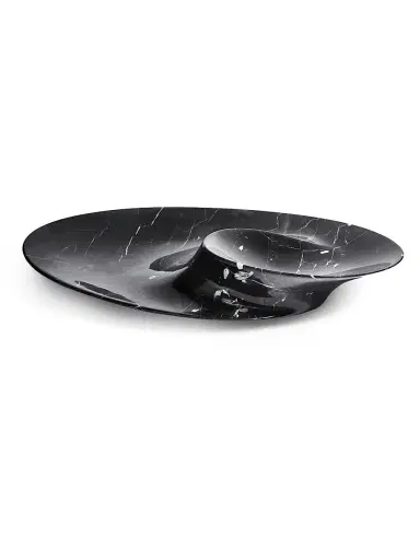 Zaha Hadid Design Swirl Marble Bowl - Black | Thumbnail 2 Zaha Hadid Design Swirl Marble Bowl - Black | Thumbnail 2