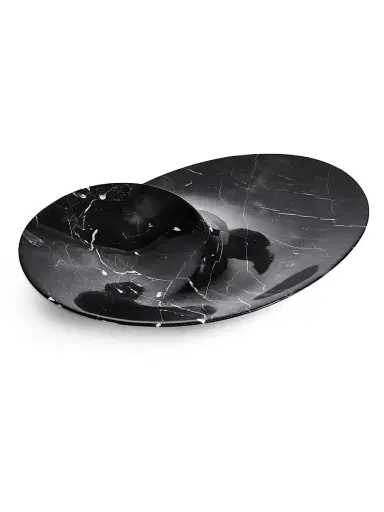 Zaha Hadid Design Swirl Marble Bowl - Black | Thumbnail 3 Zaha Hadid Design Swirl Marble Bowl - Black | Thumbnail 3