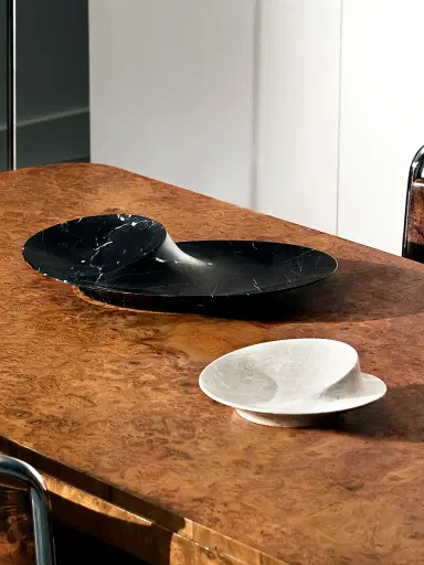 Zaha Hadid Design Swirl Marble Bowl - Black | Thumbnail 4 Zaha Hadid Design Swirl Marble Bowl - Black | Thumbnail 4