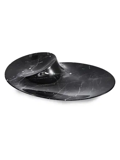Zaha Hadid Design Swirl Marble Bowl - Black | Thumbnail 1 Zaha Hadid Design Swirl Marble Bowl - Black | Thumbnail 1