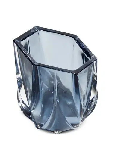 Zaha Hadid Design Shimmer Tealight Candle Holder - Slate Blue | Thumbnail 2 Zaha Hadid Design Shimmer Tealight Candle Holder - Slate Blue | Thumbnail 2