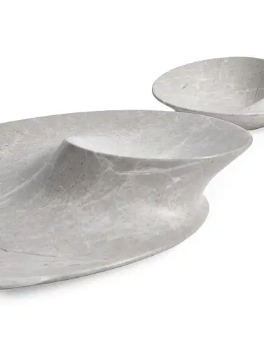 Zaha Hadid Design Swirl Marble Bowl, Large - Grey | Thumbnail 4 Zaha Hadid Design Swirl Marble Bowl, Large - Grey | Thumbnail 4