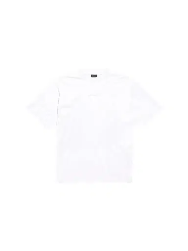 Balenciaga Men's Medium Fit T-Shirt - White | Thumbnail 1 Balenciaga Men's Medium Fit T-Shirt - White | Thumbnail 1