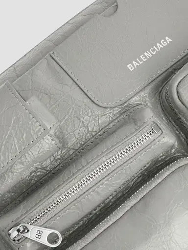 Balenciaga Men's Superbusy Camera Bag - Grey | Thumbnail 5 Balenciaga Men's Superbusy Camera Bag - Grey | Thumbnail 5