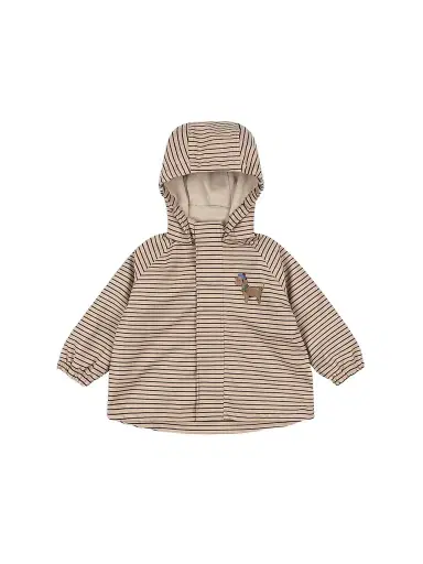 Konges Slojd Baby's & Little Kid's Rainy Palme Dog Rain Jacket - Stripelamer | Thumbnail 1 Konges Slojd Baby's & Little Kid's Rainy Palme Dog Rain Jacket - Stripelamer | Thumbnail 1