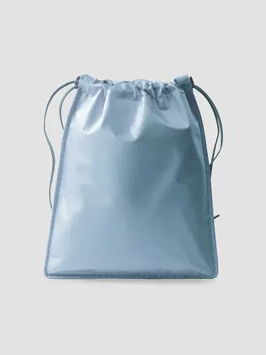 Prada Women's Wish Silk Duchesse Pouch - Blue | Thumbnail 2 Prada Women's Wish Silk Duchesse Pouch - Blue | Thumbnail 2