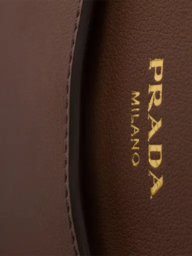 Prada Women's Prelude Leather Top Handle Bag - Dark Brown | Thumbnail 5 Prada Women's Prelude Leather Top Handle Bag - Dark Brown | Thumbnail 5