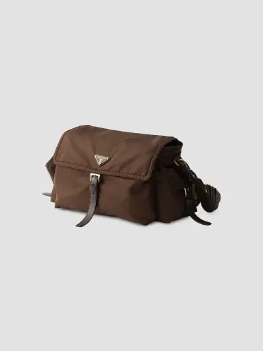 Prada Women's Explore Re-Nylon Shoulder Bag - Dark Brown | Thumbnail 2 Prada Women's Explore Re-Nylon Shoulder Bag - Dark Brown | Thumbnail 2