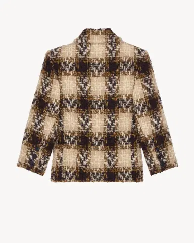 Yves Saint Laurent single-breasted jacket in tweed | Thumbnail 3 Yves Saint Laurent single-breasted jacket in tweed | Thumbnail 3