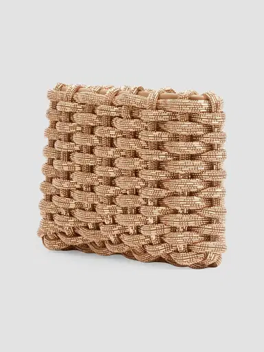Simkhai Women's Morgan Metal Clutch - Gold | Thumbnail 2 Simkhai Women's Morgan Metal Clutch - Gold | Thumbnail 2