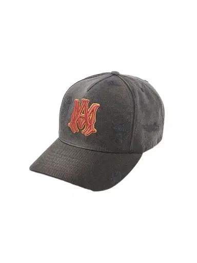 Amiri Men's MA Distressed Baseball Cap - Black | Thumbnail 1 Amiri Men's MA Distressed Baseball Cap - Black | Thumbnail 1