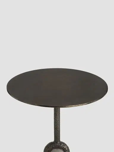Arteriors Miles Ricestone & Bronze-Plated Iron Accent Table - Grey | Thumbnail 8 Arteriors Miles Ricestone & Bronze-Plated Iron Accent Table - Grey | Thumbnail 8