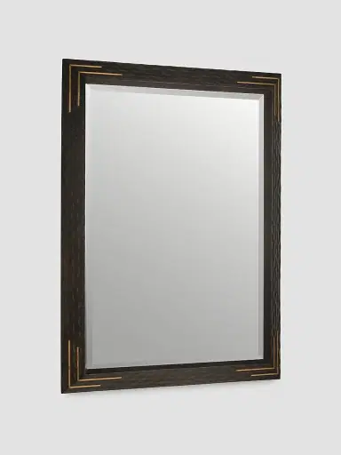 Arteriors Moses Mango Wood & Antique Brass Rectangular Mirror - Brown | Thumbnail 2 Arteriors Moses Mango Wood & Antique Brass Rectangular Mirror - Brown | Thumbnail 2