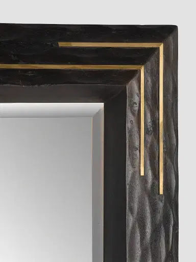 Arteriors Moses Mango Wood & Antique Brass Rectangular Mirror - Brown | Thumbnail 8 Arteriors Moses Mango Wood & Antique Brass Rectangular Mirror - Brown | Thumbnail 8
