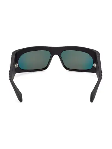 Christian Louboutin Men's 64MM Shield Sunglasses - Matte Black Flash Red | Thumbnail 5 Christian Louboutin Men's 64MM Shield Sunglasses - Matte Black Flash Red | Thumbnail 5