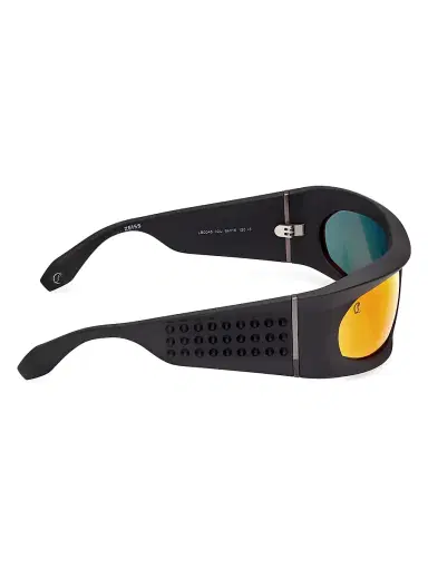 Christian Louboutin Men's 64MM Shield Sunglasses - Matte Black Flash Red | Thumbnail 7 Christian Louboutin Men's 64MM Shield Sunglasses - Matte Black Flash Red | Thumbnail 7