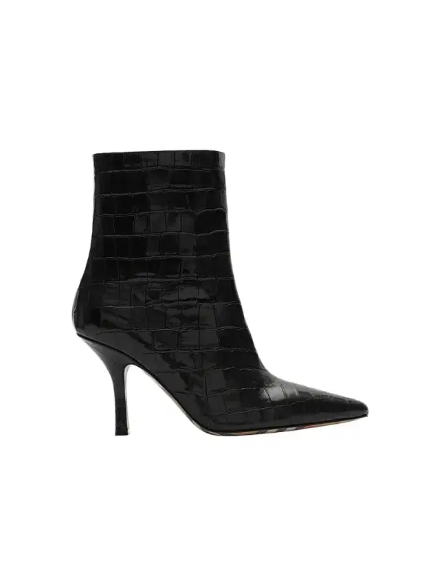 Women's Dame 90MM Crocodile-Embossed-Leather Ankle Boots - Black Women's Dame 90MM Crocodile-Embossed-Leather Ankle Boots - Black