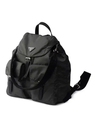 Prada Men's Re-Nylon Backpack - Grey | Thumbnail 2 Prada Men's Re-Nylon Backpack - Grey | Thumbnail 2