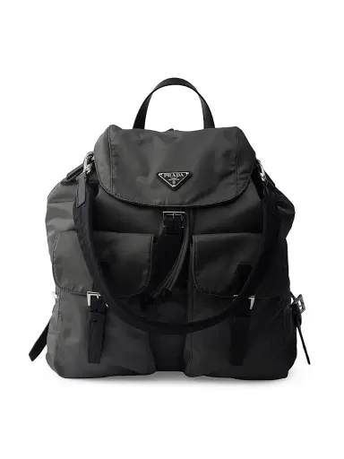 Prada Men's Re-Nylon Backpack - Grey | Thumbnail 1 Prada Men's Re-Nylon Backpack - Grey | Thumbnail 1