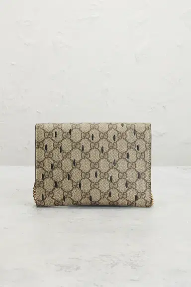 FWRD Renew Gucci Mini Strawberry Wallet On Chain | Thumbnail 3 FWRD Renew Gucci Mini Strawberry Wallet On Chain | Thumbnail 3