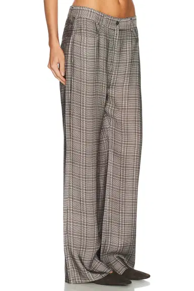 Acne Studios Poltana Check Fluid Trouser | Thumbnail 2 Acne Studios Poltana Check Fluid Trouser | Thumbnail 2