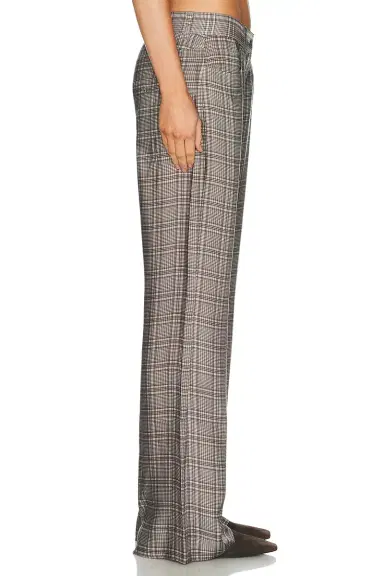 Acne Studios Poltana Check Fluid Trouser | Thumbnail 3 Acne Studios Poltana Check Fluid Trouser | Thumbnail 3