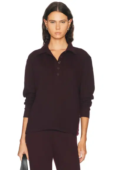 Citizens of Humanity Vintage Polo Pullover | Thumbnail 1 Citizens of Humanity Vintage Polo Pullover | Thumbnail 1