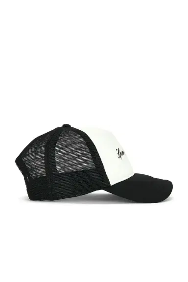 Sporty & Rich Signature Logo Trucker Hat | Thumbnail 3 Sporty & Rich Signature Logo Trucker Hat | Thumbnail 3